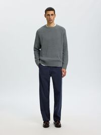 220 LOOSE FIT TROUSERS, Dark Sapphire, highres