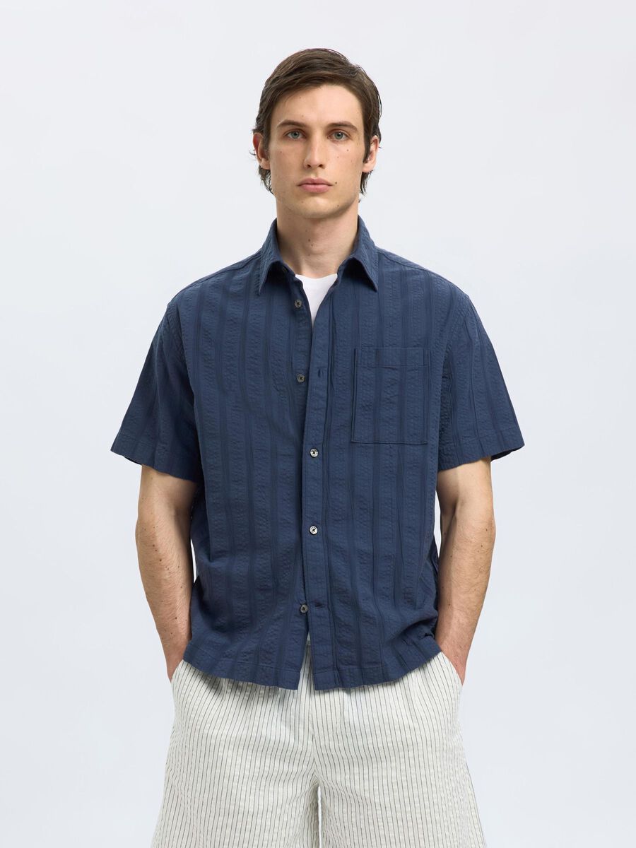 Selected COTON CHEMISE À MANCHES COURTES, Sky Captain, highres - 16097697_SkyCaptain_003.jpg