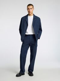 COUPE AMPLE PANTALON CARGO, Outer Space, highres