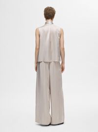 EXTRA LARGE PANTALON EN SATIN, Dove, highres