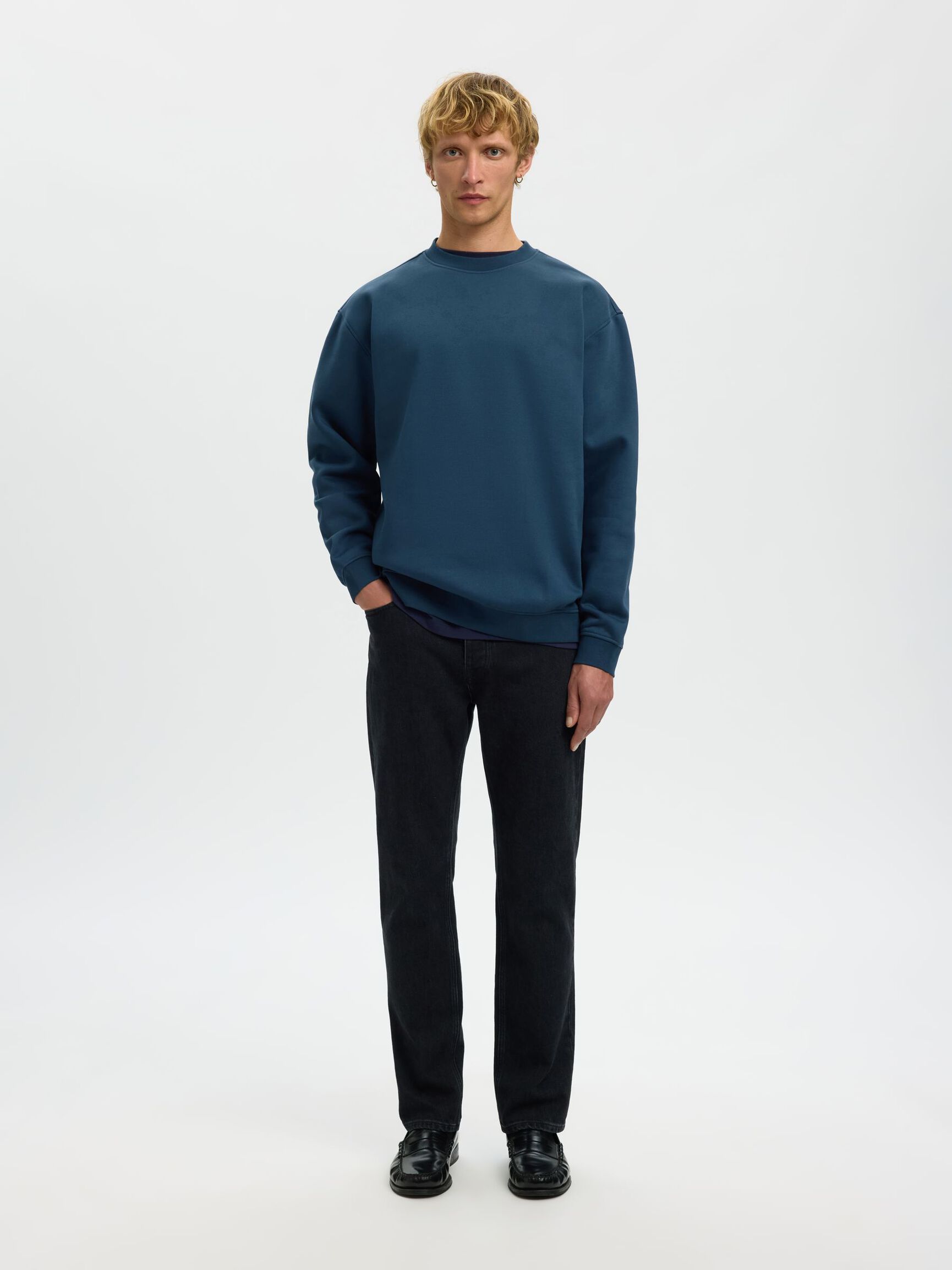 COTTON BLEND SWEATSHIRT, Key Largo, highres