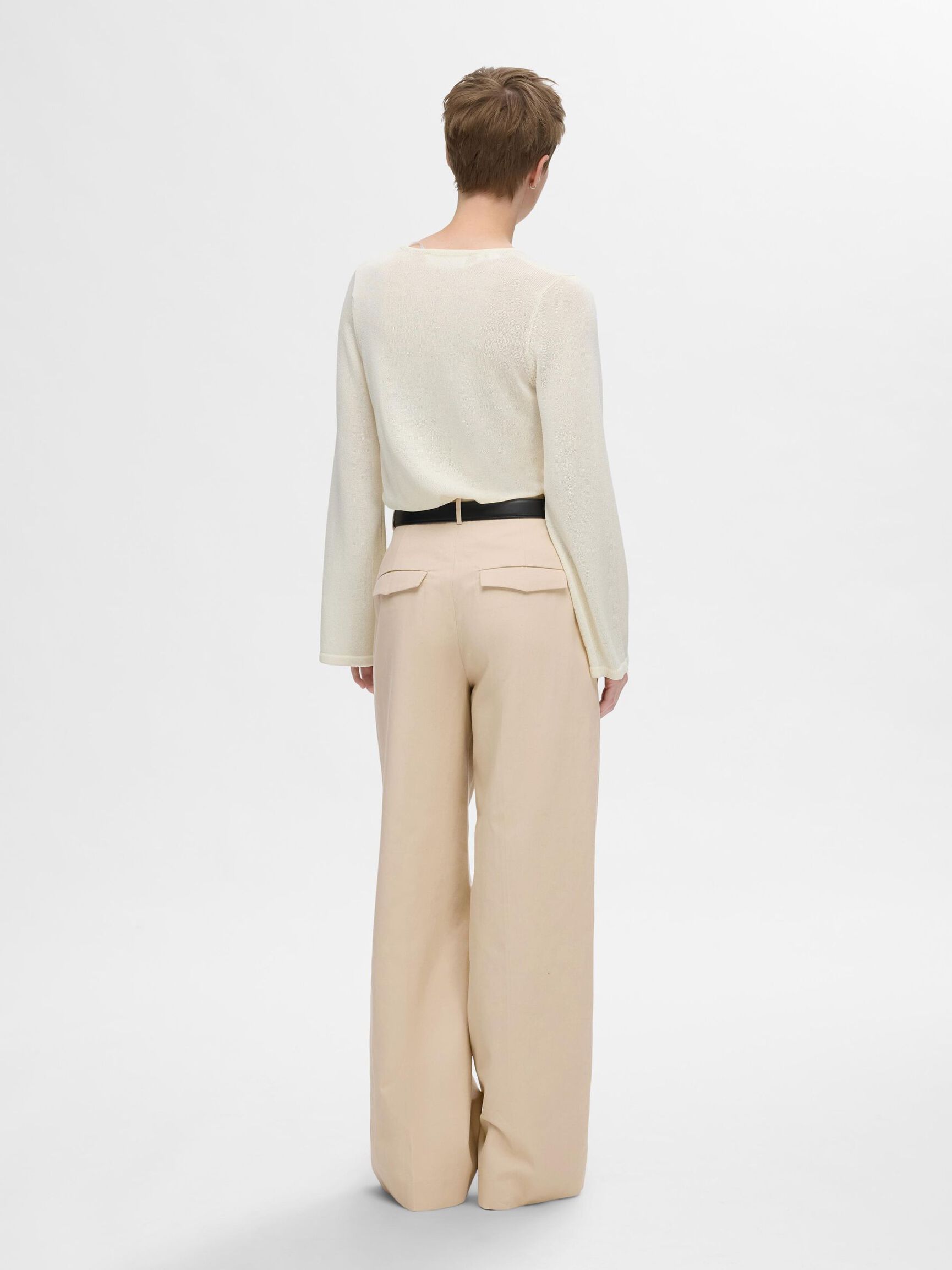 EXTRA WIDE FIT TROUSERS, Irish Cream, highres