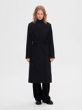 Selected BELTED WOOL BLEND COAT, Black, highres - 16090093_Black_005.jpg