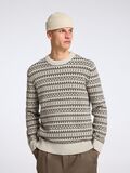 Selected WOOL BLEND  JUMPER, Oatmeal, highres - 16095641_Oatmeal_1150552_008.jpg