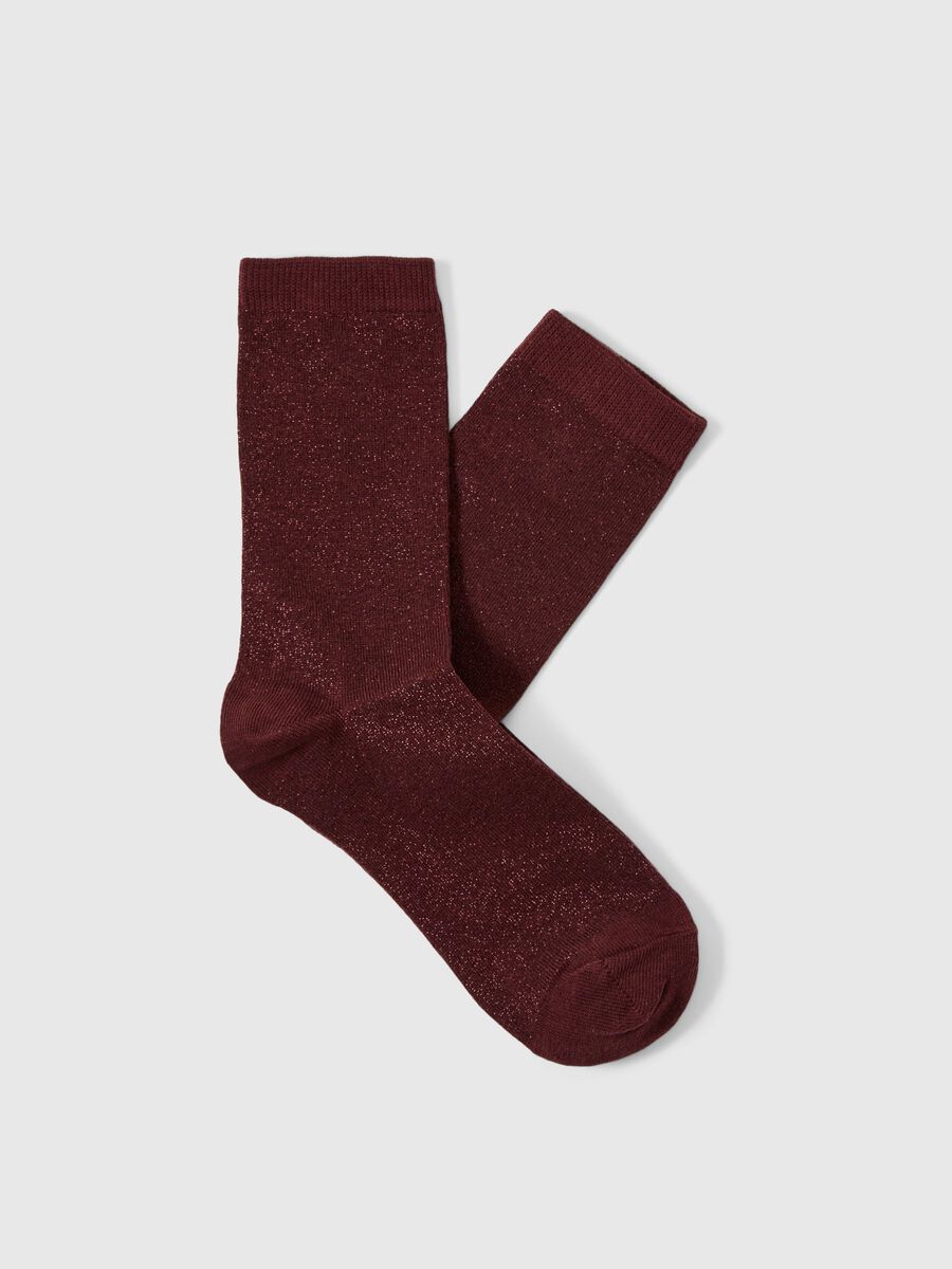 Product tile image - KNITTED GLITTER SOCKS, Fig | 16089319_Fig