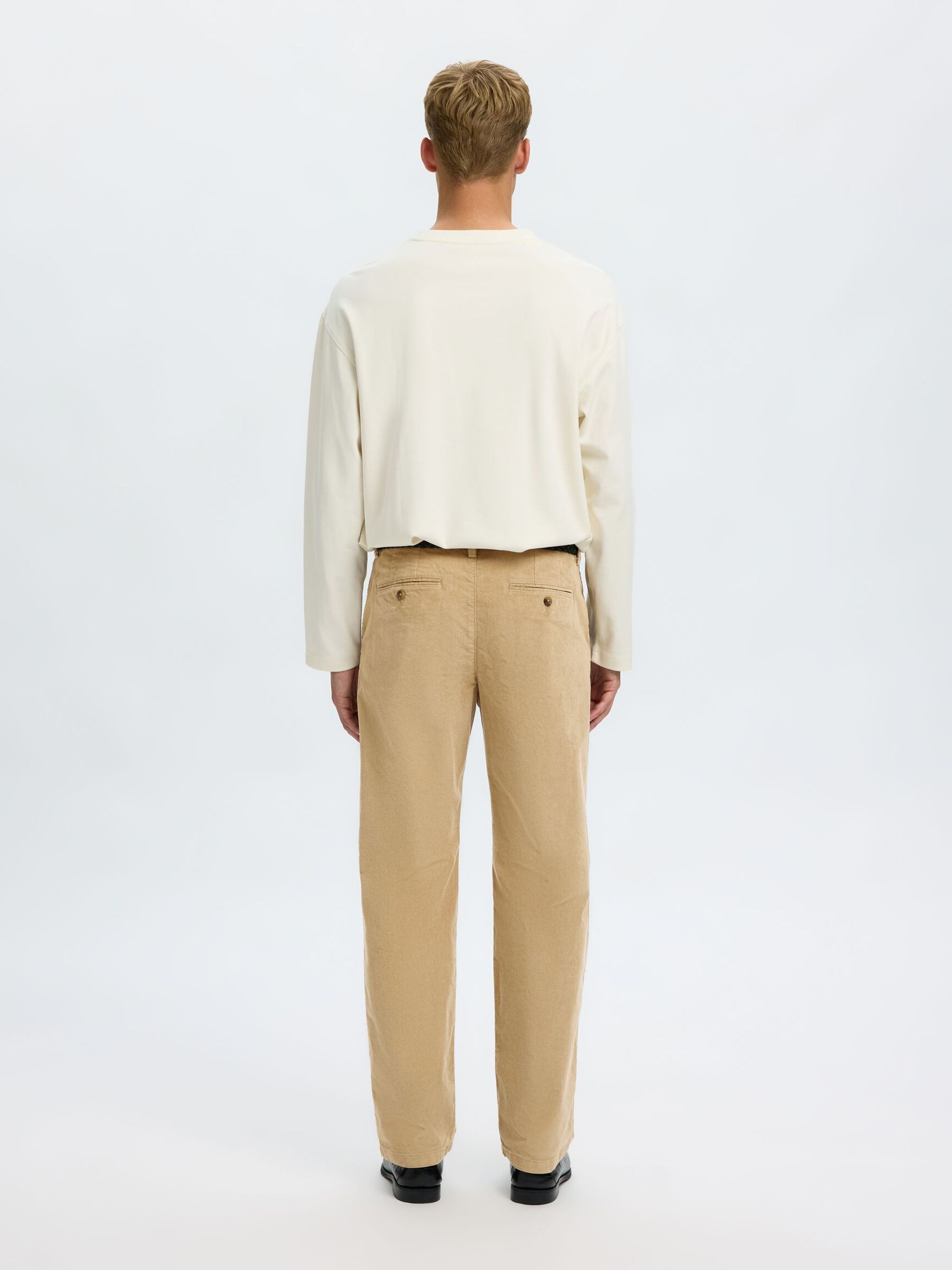 196 STRAIGHT FIT TROUSERS, Cornstalk, highres