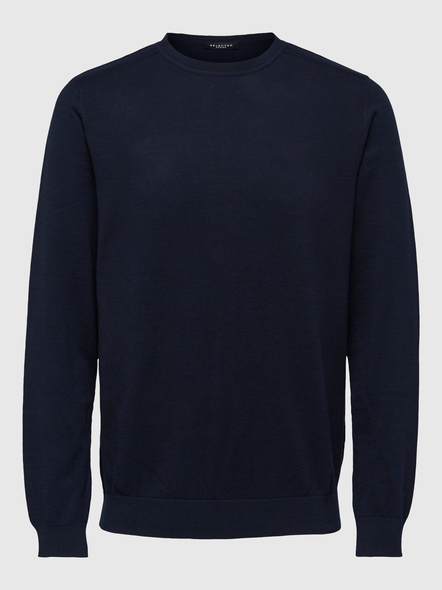 PRENDA DE MANGA LARGA JERSEY DE CUELLO REDONDO, Navy Blazer, highres