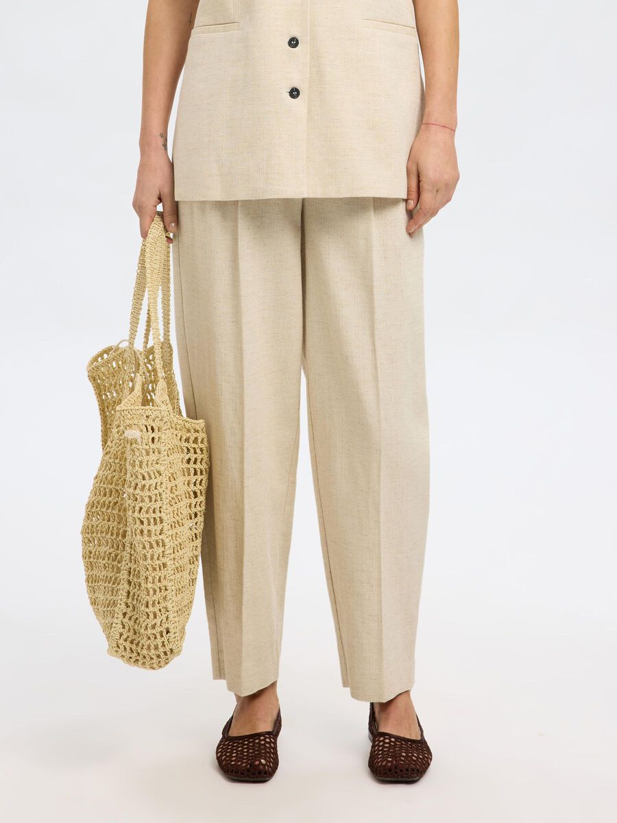 Selected HIGH WAIST BARREL FIT HOSEN, Sandshell, highres - 16097734_Sandshell_003.jpg