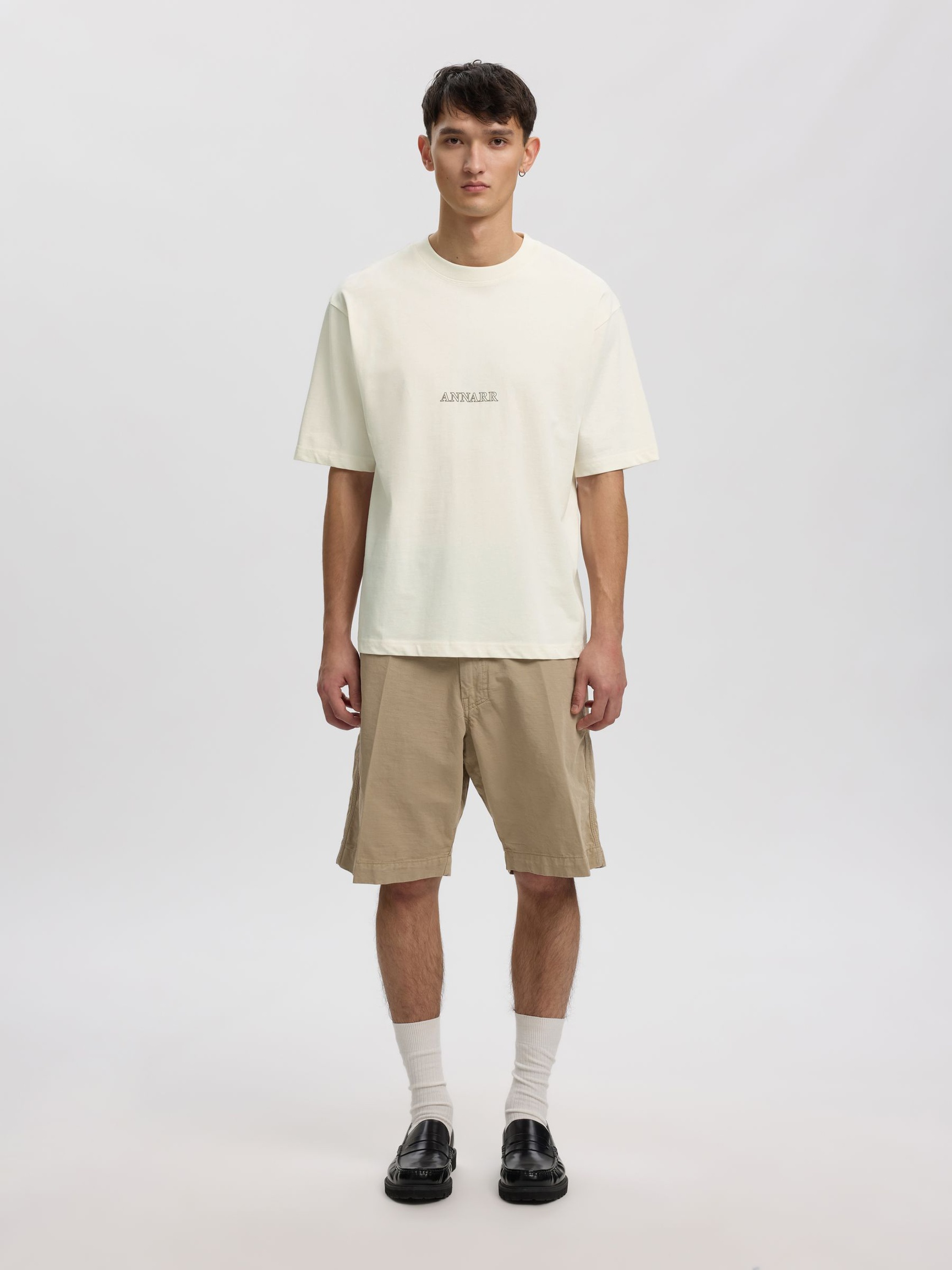 COUPE AMPLE T-SHIRT, Coconut Milk, highres