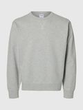 Selected 100% COTTON SWEATSHIRT, Light Grey Melange, highres - 16099829_LightGreyMelange_001.jpg