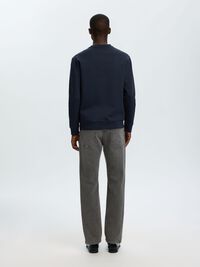 REGULAR FIT LONG SLEEVED SWEATSHIRT, Sky Captain, highres