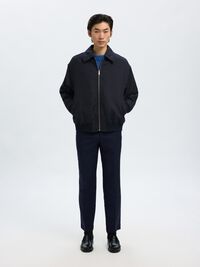 100% WOOL JACKET, Sky Captain, highres