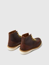 MOC-TOE LEREN LAARZEN, Cognac, highres