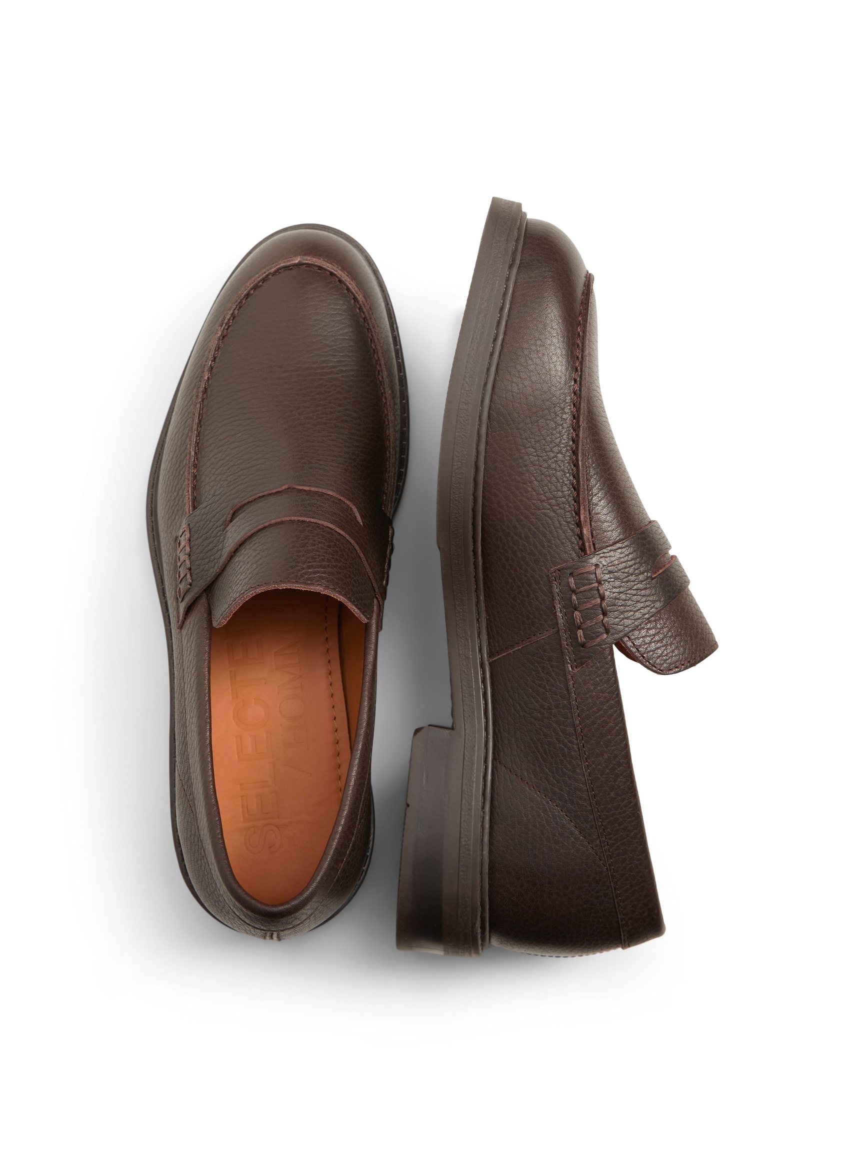 LEATHER LOAFERS, Demitasse, highres
