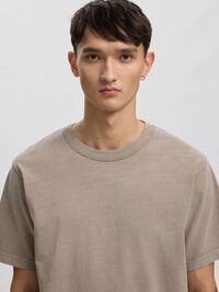 SHORT SLEEVED CREWNECK T-SHIRT, Fungi, highres