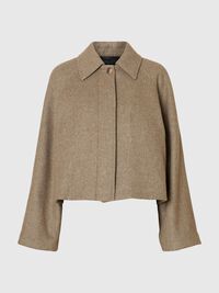 WOOL BLEND JACKET, Travertine, highres