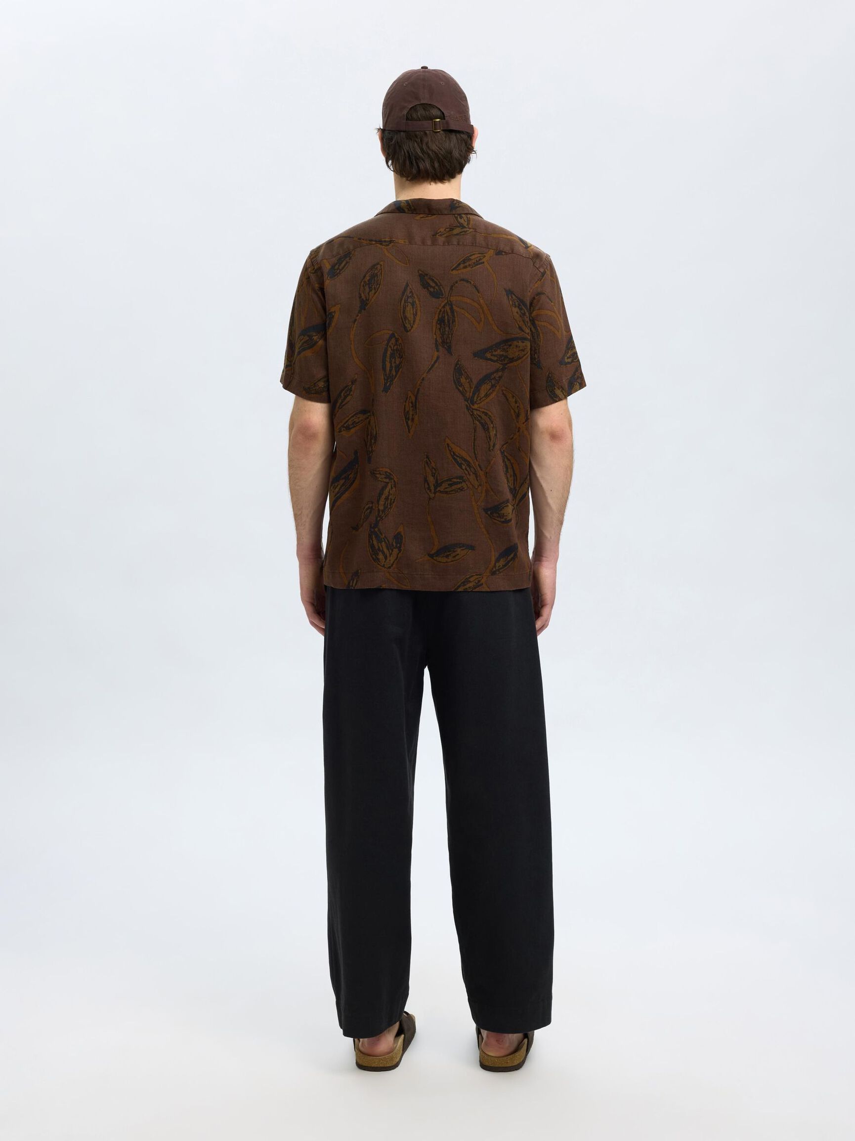 PRINTED SHORT SLEEVED SHIRT, Demitasse, highres