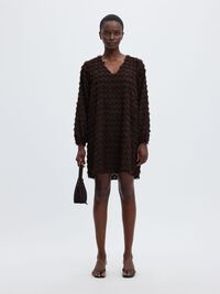 FRINGE MINI DRESS, Delicioso, highres