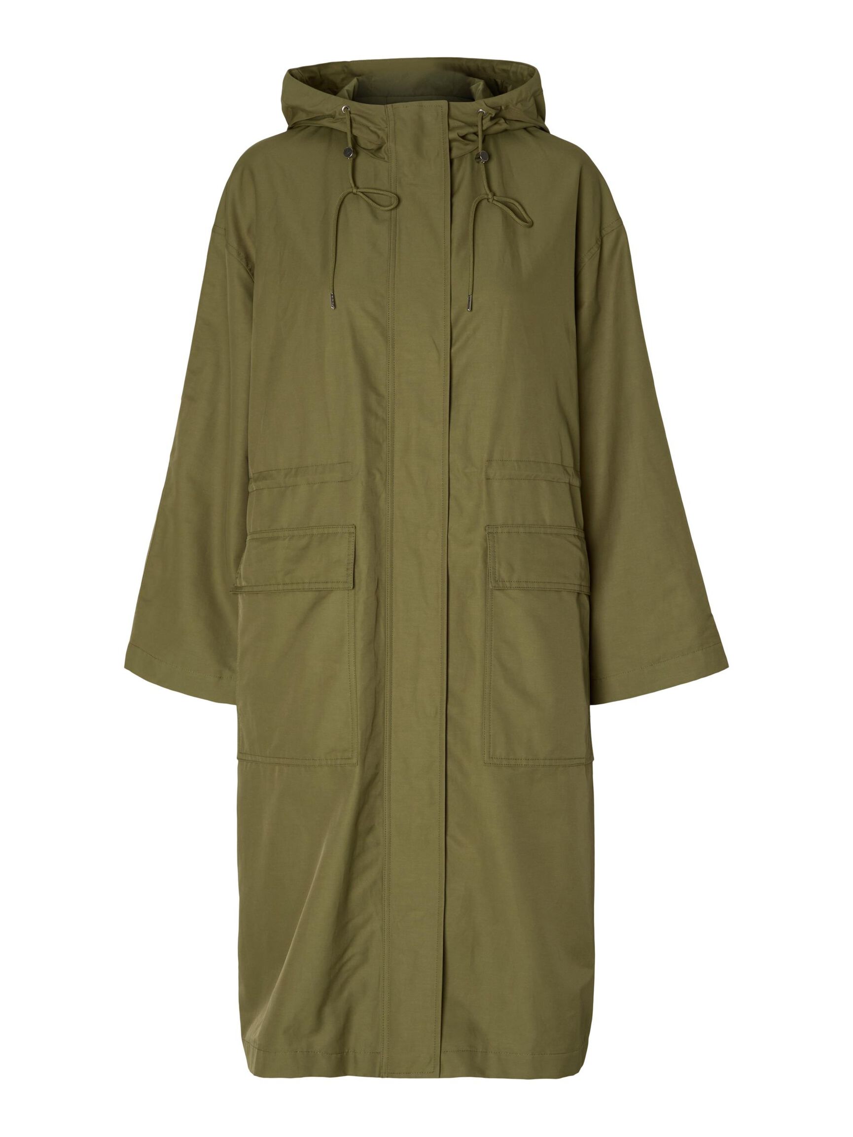 PRENDA CON CAPUCHA PARKA, Martini Olive, highres