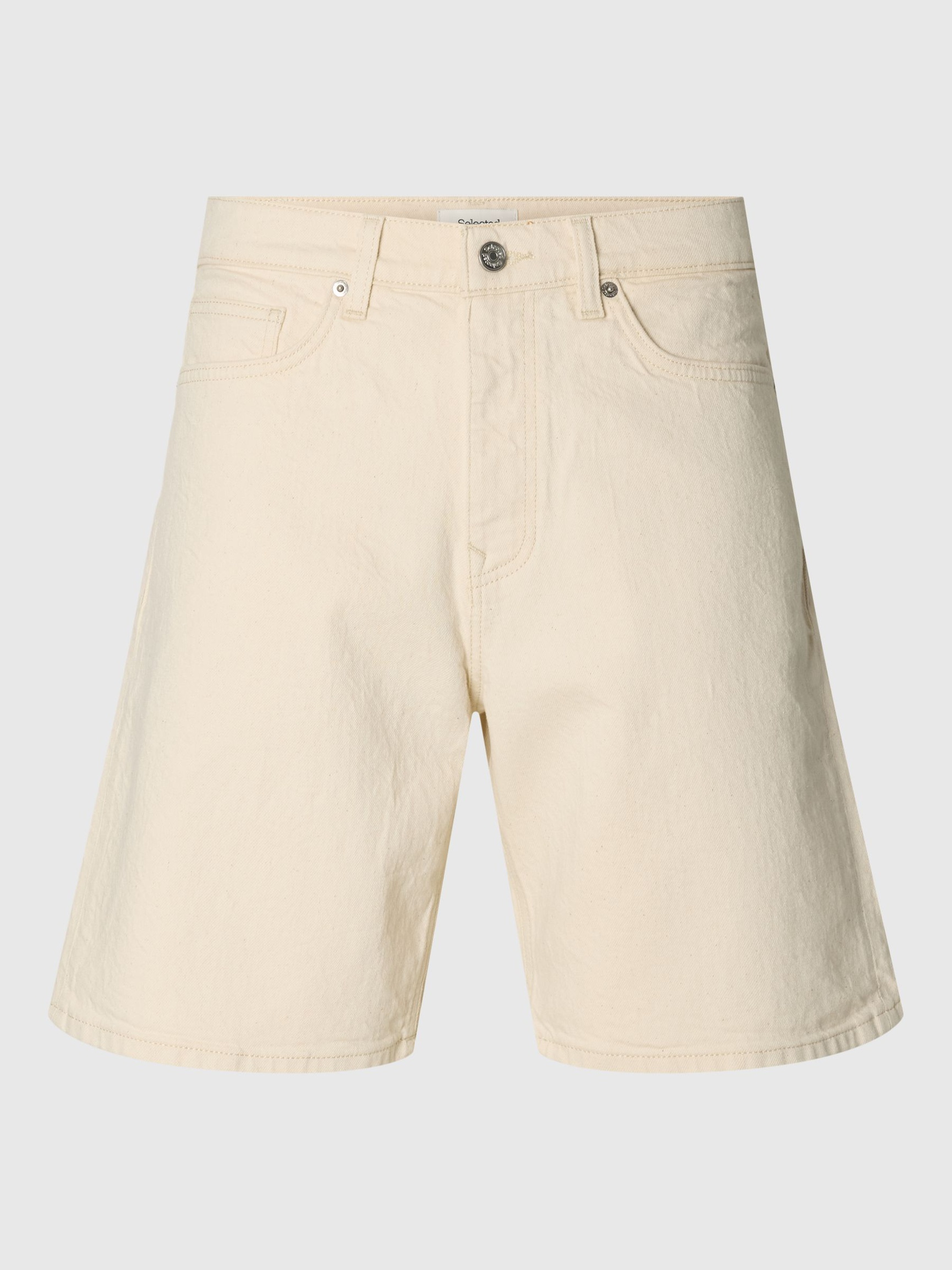 - CORTE REGULAR PANTALONES CORTOS VAQUEROS, Ecru, highres