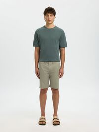SLIM-FIT CHINOSHORTS, Vetiver, highres