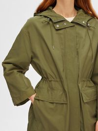 PRENDA CON CAPUCHA PARKA, Martini Olive, highres