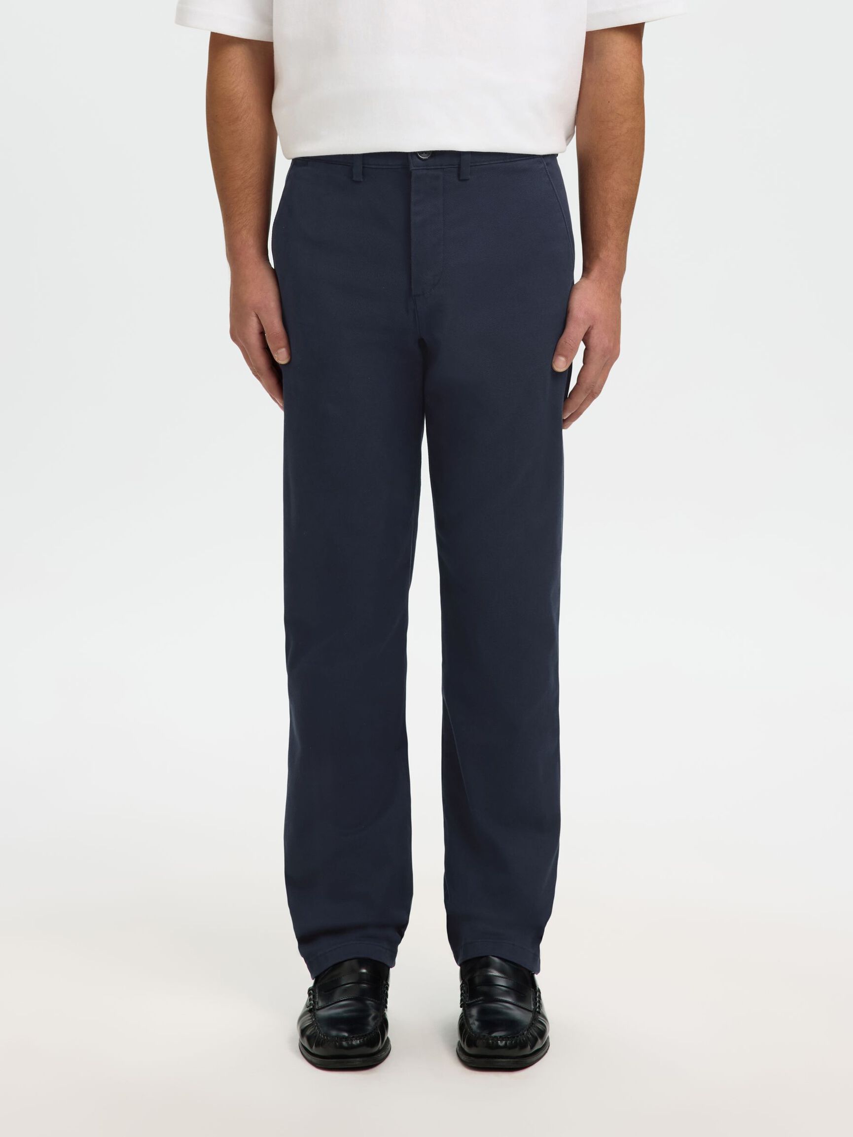 STRAIGHT FIT CHINOS, Dark Sapphire, highres