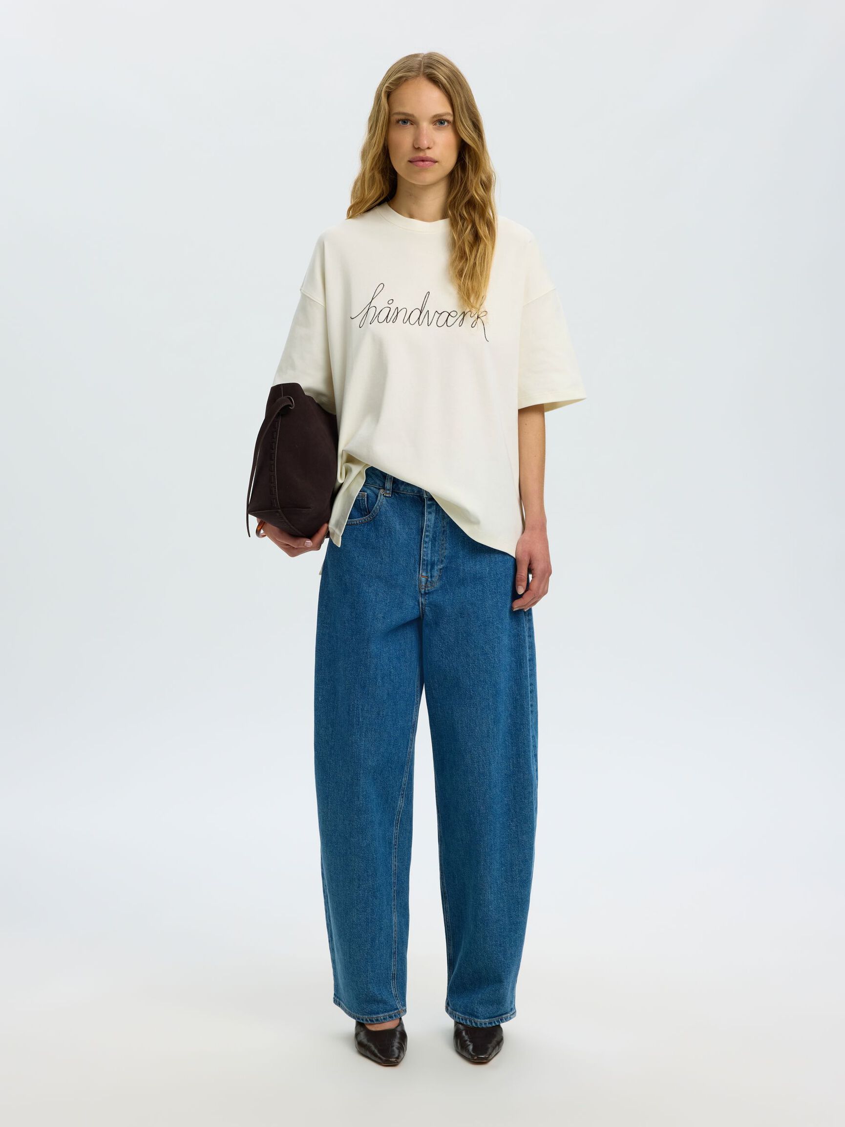 T-SHIRT, Egret, highres