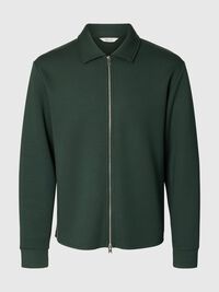 VISCOSE BLEND CARDIGAN, Deep Forest, highres