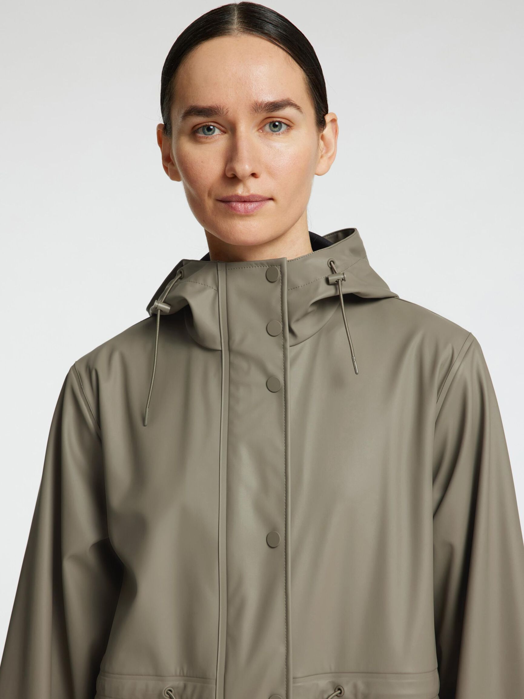 WATER-REPELLENT RAIN JACKET, Vetiver, highres