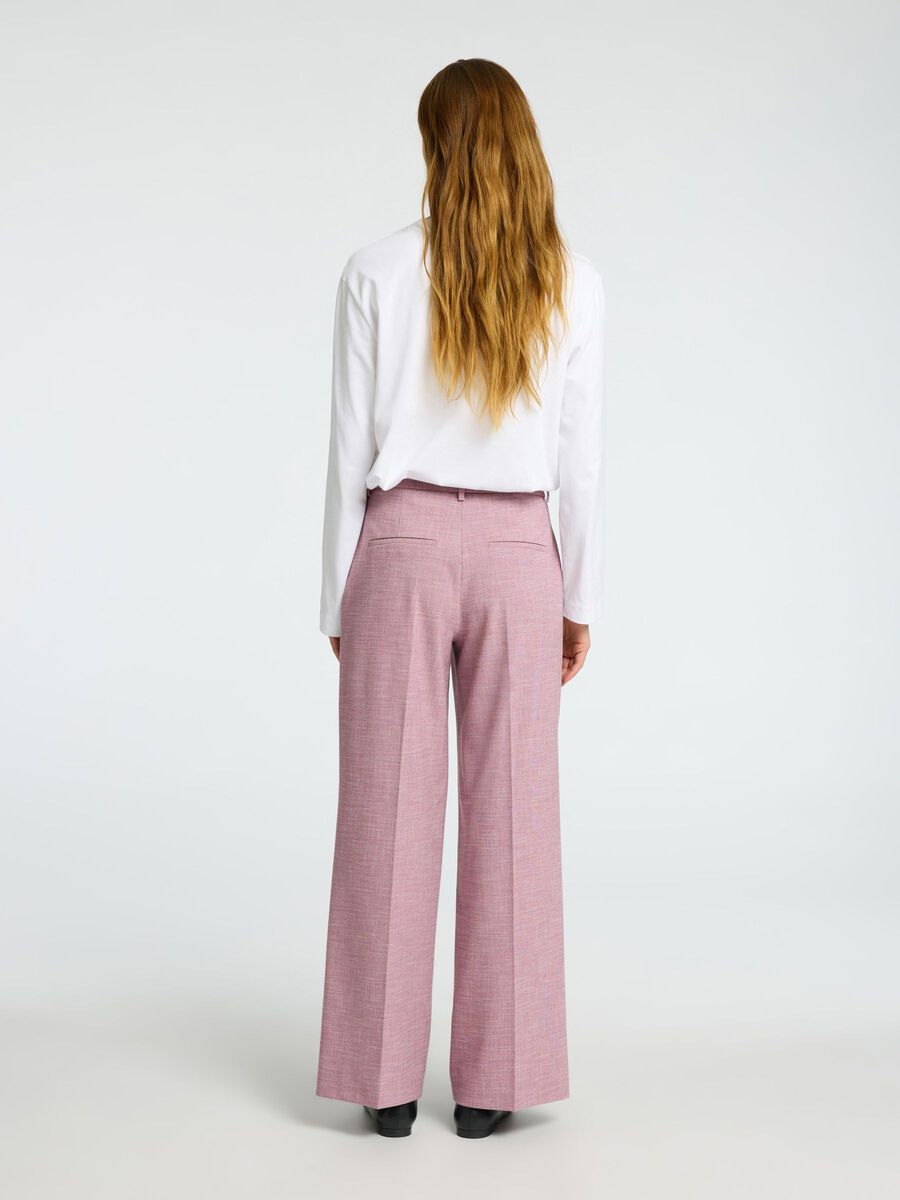 Selected TAILORED VISCOSE BLEND TROUSERS, Bleached Mauve, highres - 16096718_BleachedMauve_1167161_004.jpg