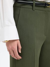 TAILORED WIDE-LEG TROUSERS, Deep Depths, highres