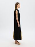 Selected COTTON SLEEVELESS MAXI DRESS, Black, highres - 16097881_Black_005.jpg