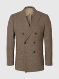 Selected SLIM FIT  DOUBLE-BREASTED BLAZER, Dark Sand Melange, highres - 16098184_DarkSandMelange_001.jpg