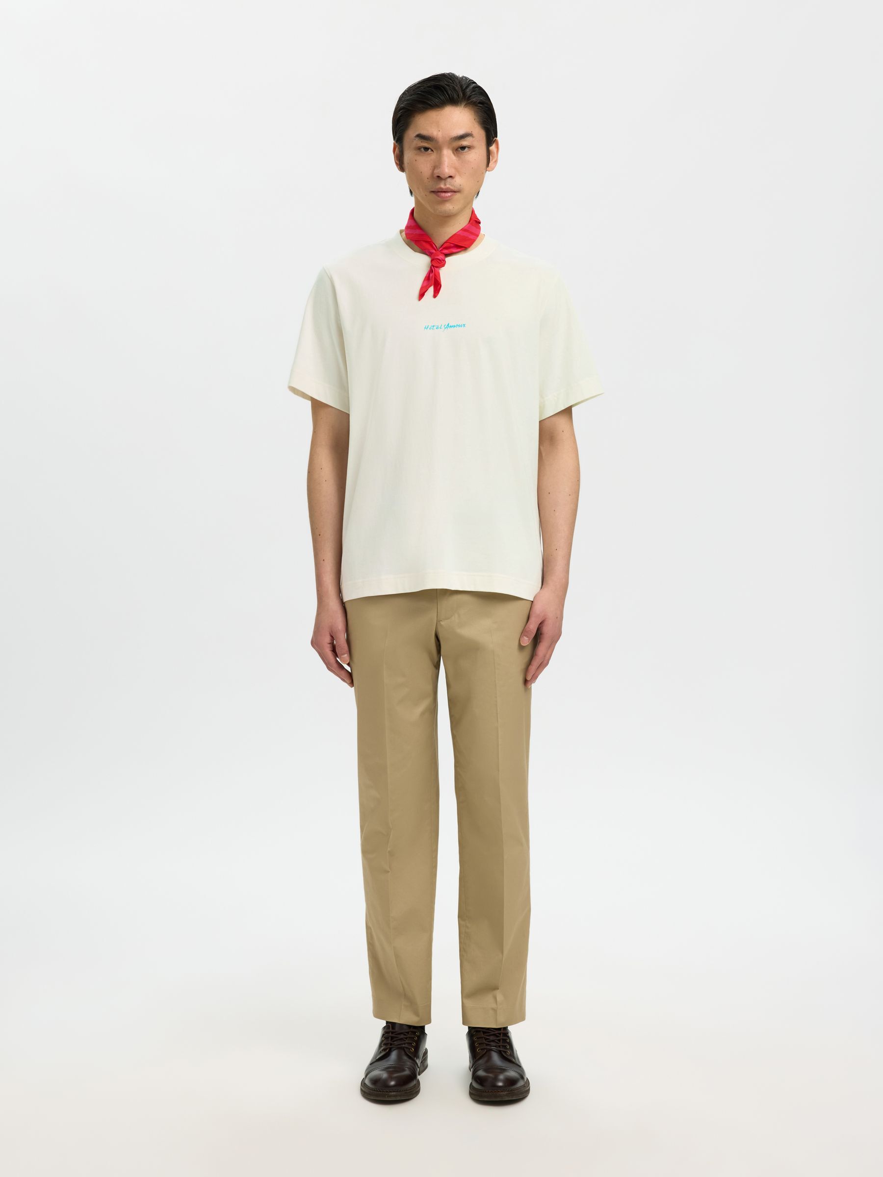 T-SHIRT, Egret, highres