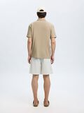 Selected HALF ZIP PLISSE POLO SHIRT, Pure Cashmere, highres - 16094291_PureCashmere_004.jpg