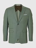 Selected SLIM FIT EINREIHIGER BLAZER, Light Green Melange, highres - 16087870_LightGreenMelange_001.jpg