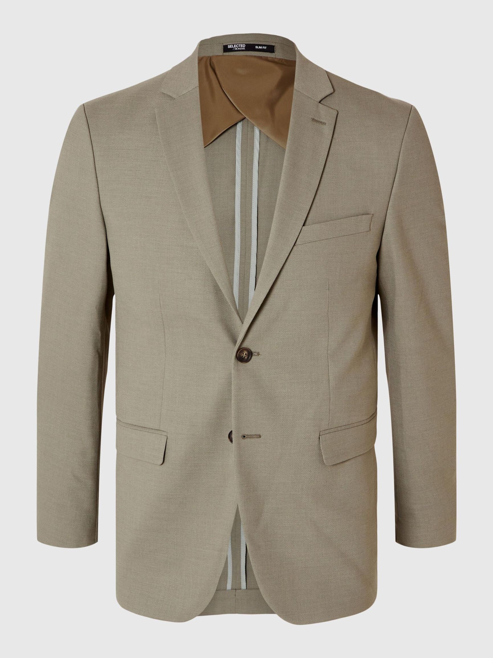GEWEVEN WOLMIX BLAZER, Vetiver, highres