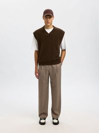 COUPE DÉCONTRACTÉE GILET TRICOTÉ, Delicioso, highres