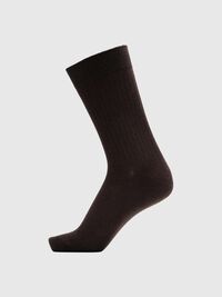 RIBBED SOCKS, Chocolate Torte, highres