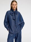 Selected CHAMBRAY LONG SLEEVED SHIRT, Dark Blue, highres - 16096941_DarkBlue_008.jpg