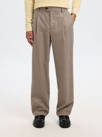 WOLLMIX LOOSE FIT HOSEN, Incense, highres