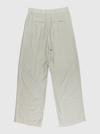 ELASTICATED WAIST TROUSERS, Vetiver, highres