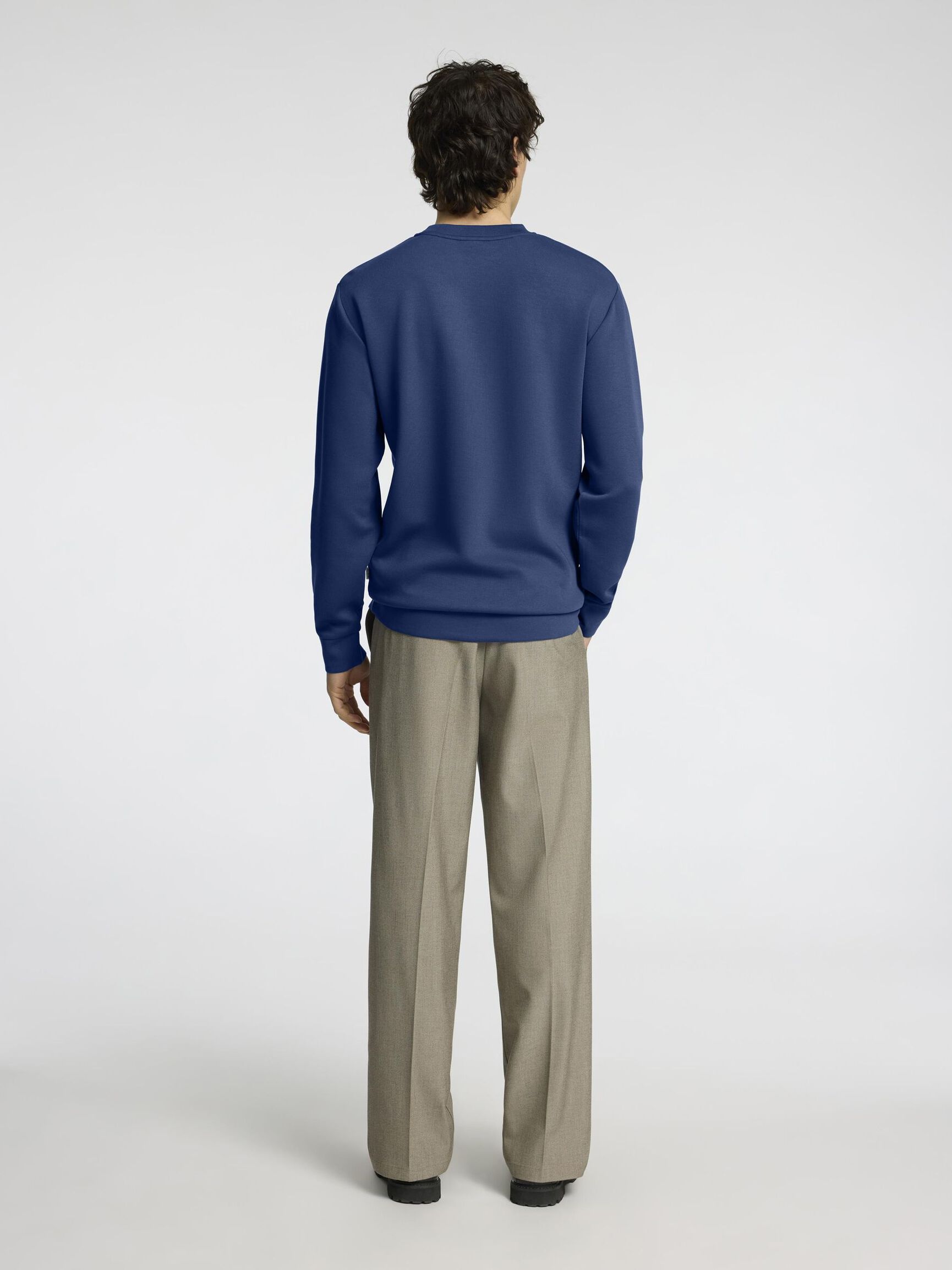 VISCOSE BLEND SWEATSHIRT, Oceana, highres