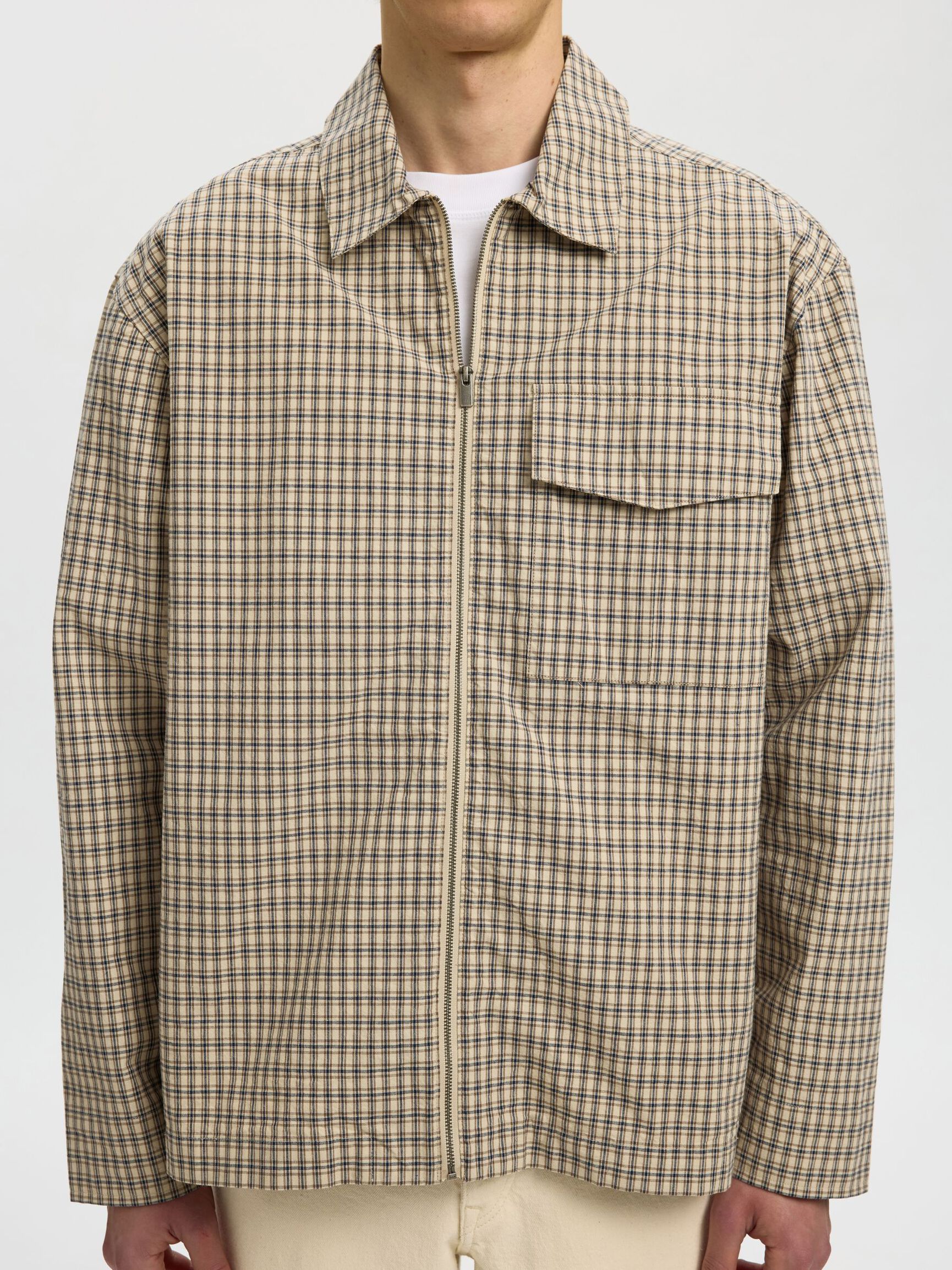 RELAXED FIT  OVERSHIRT, Pure Cashmere, highres
