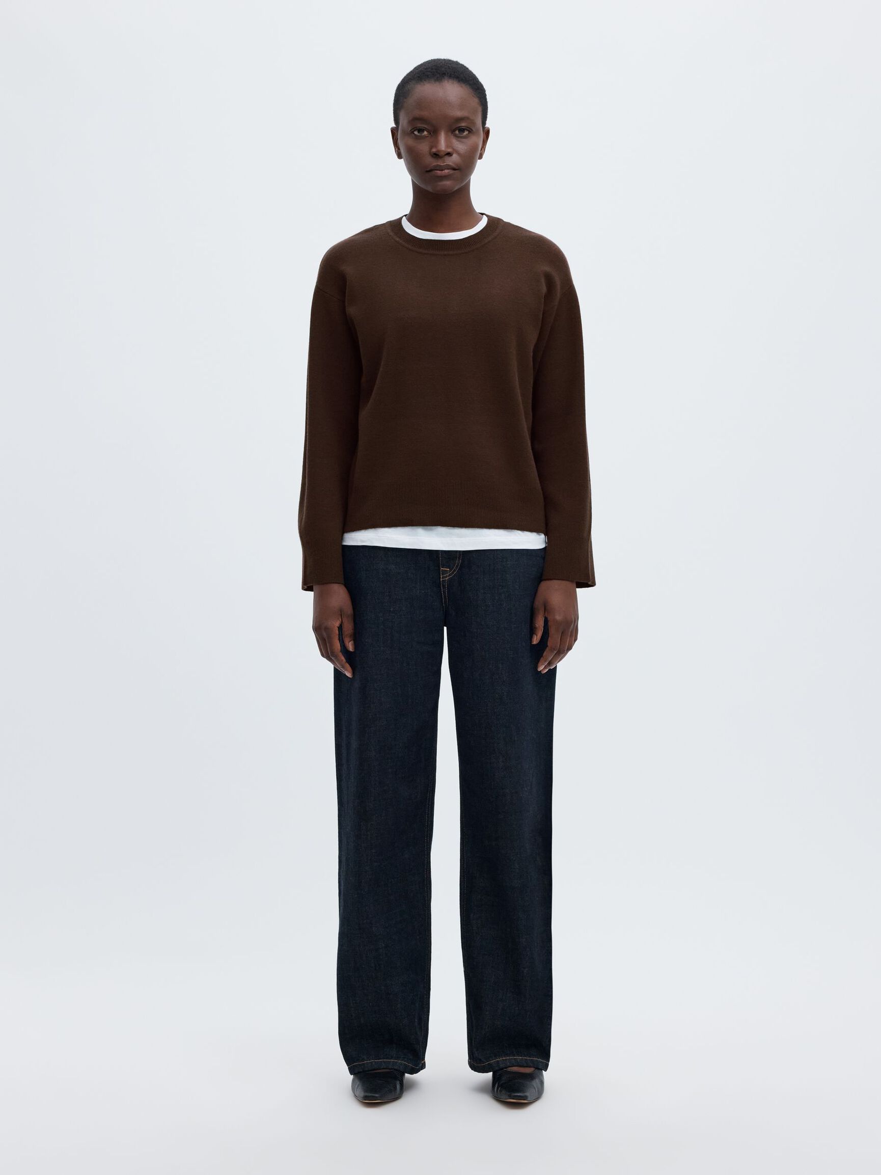 VISCOSE BLEND KNITTED JUMPER, Delicioso, highres