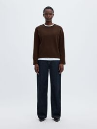 VISCOSE BLEND KNITTED JUMPER, Delicioso, highres