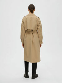 DOBBELTRADET TRENCHCOAT, Cornstalk, highres