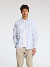 LONG SLEEVED SHIRT, Cashmere Blue, highres