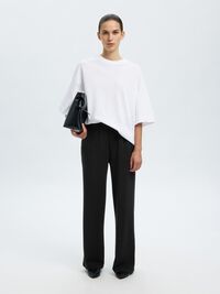 RELAXED FIT HOSE, Black, highres
